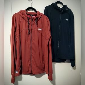 Kimes Ranch Zipper Jacket Bundle XXL Black & Rust